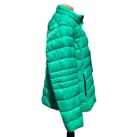 32 Degrees Cloudfill Lightweight Recycled Packable Puffer Jacket Green Women's L - Picture 4 of 9